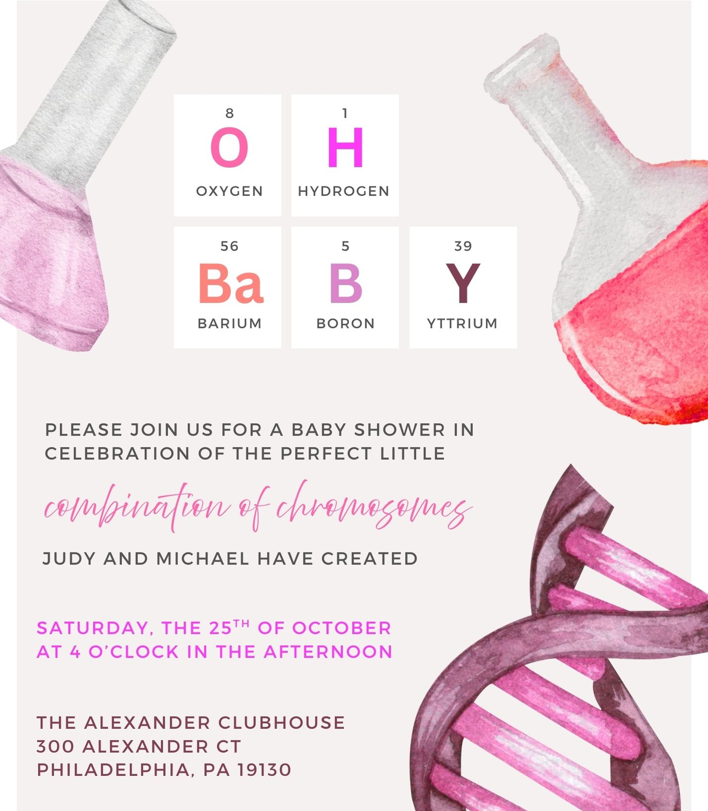 Milord Baby Shower Invitation